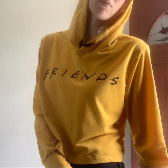 Minx & Moss FRIENDS crop hoodie. Brand new, M/L. - Picture 3 of 4